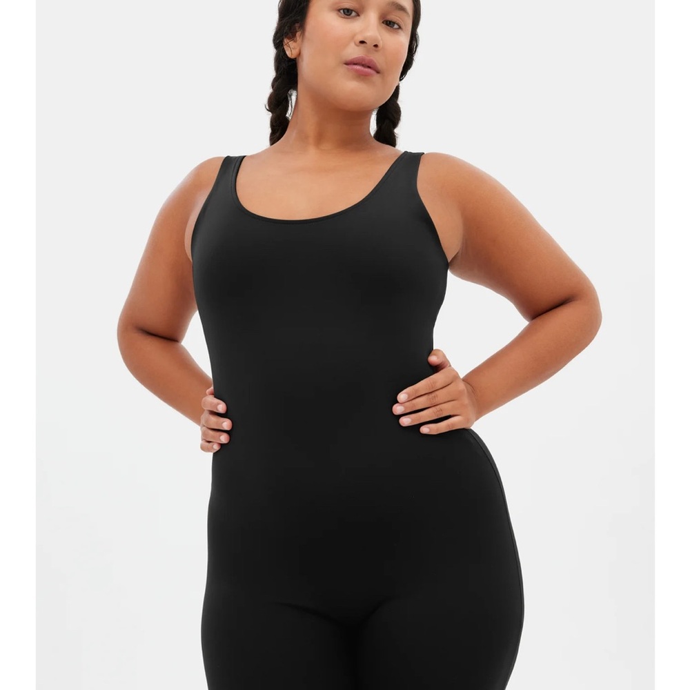 Girlfriend Collective Black Bike Unitard